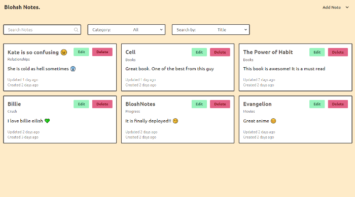 Project view